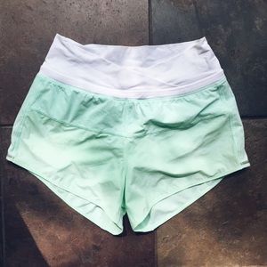 Lululemon Shorts RARE aqua color
